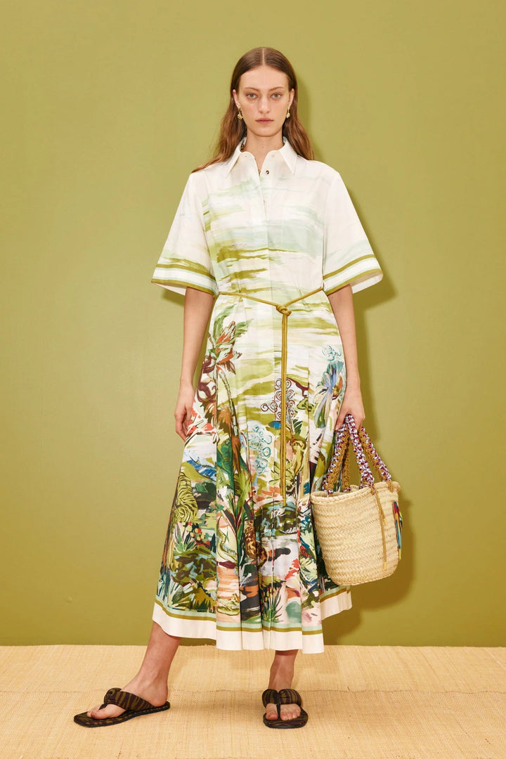 Alemais Jungle Boogie Shirtdress