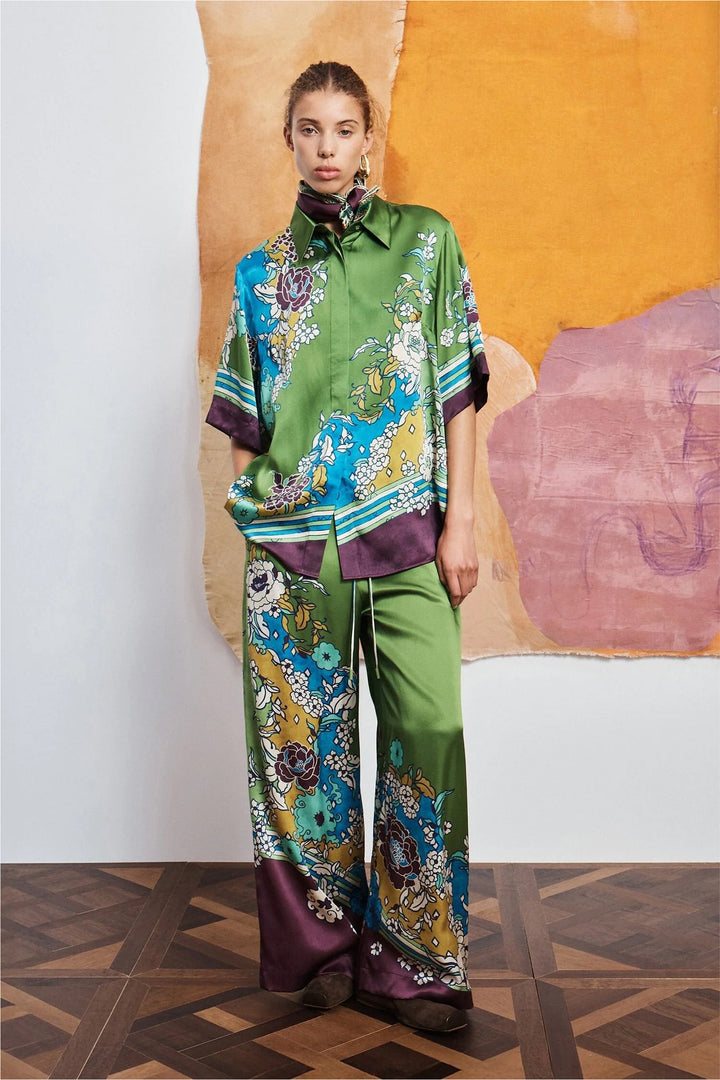 Alemais Nanci Silk Pant