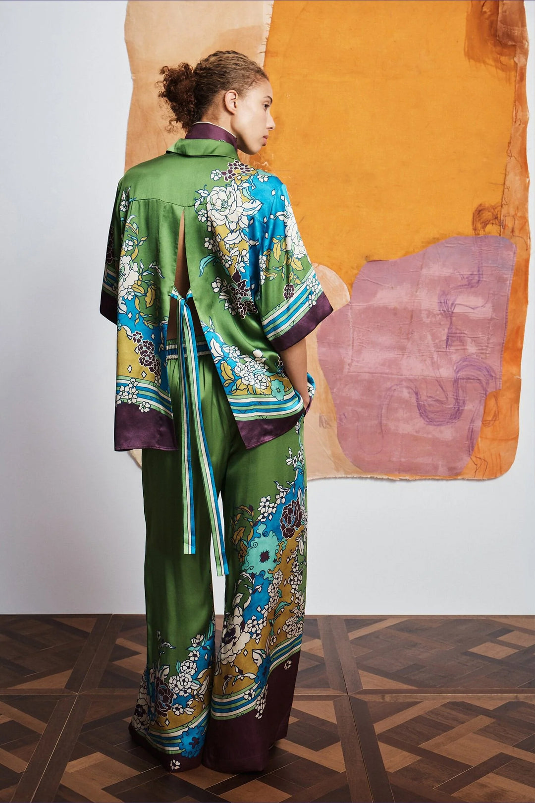 Alemais Nanci Silk Pant
