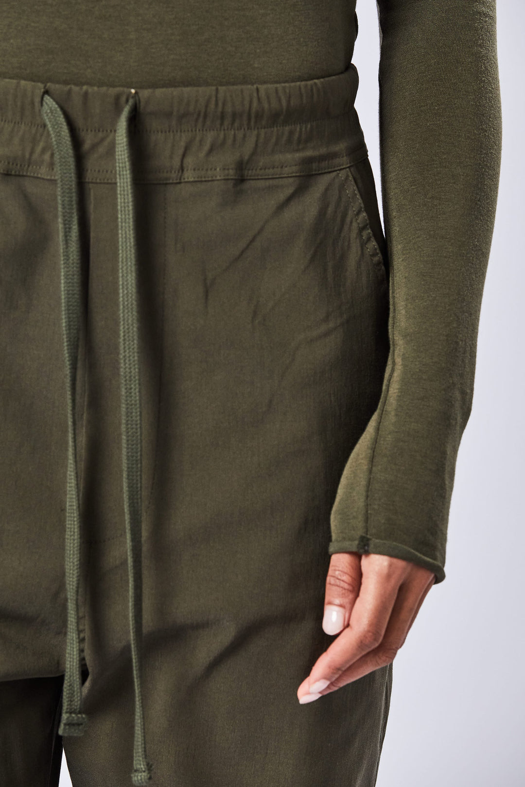 Thom Krom Drop Trouser - Hunter