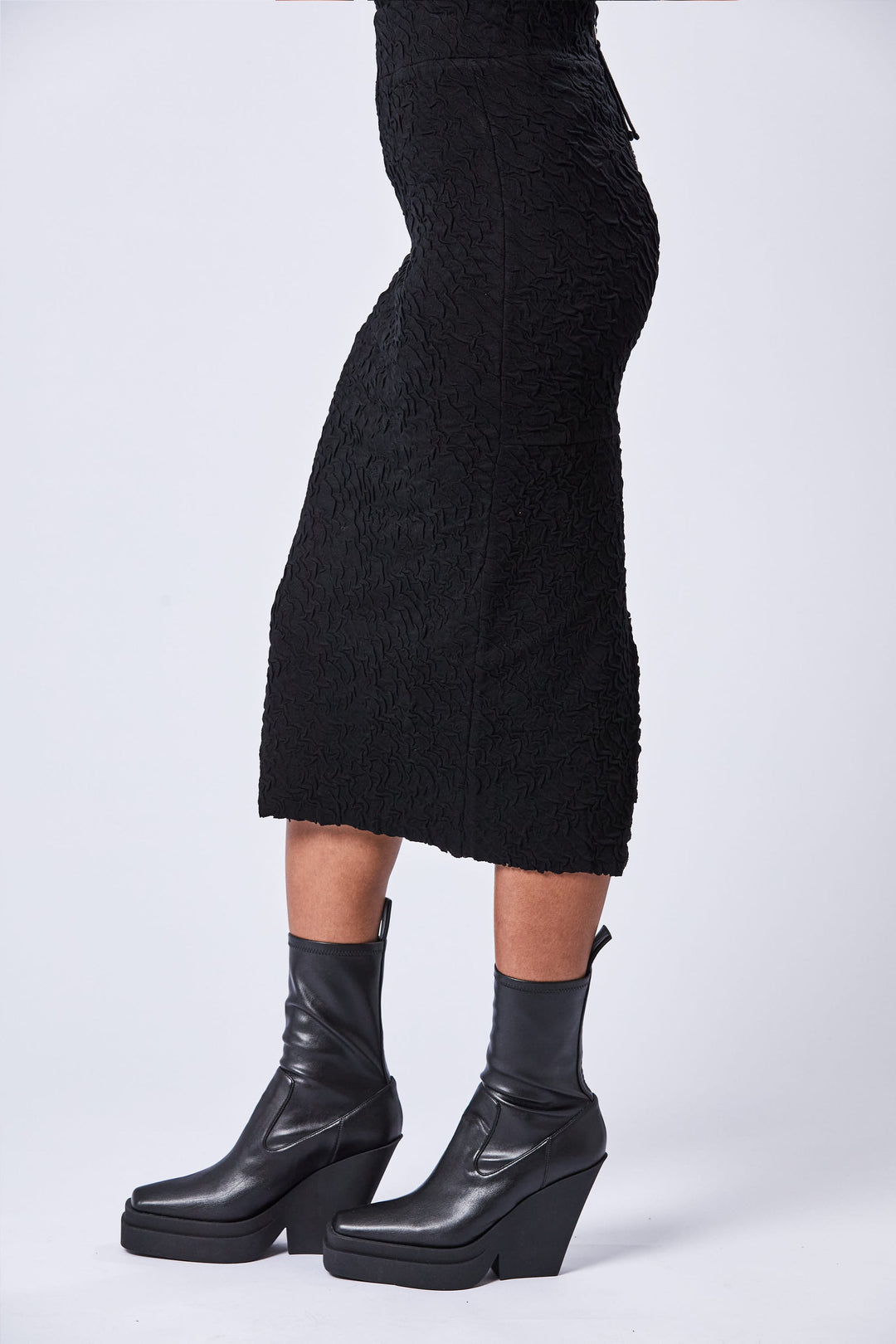 Thom Krom Slim Skirt - Black