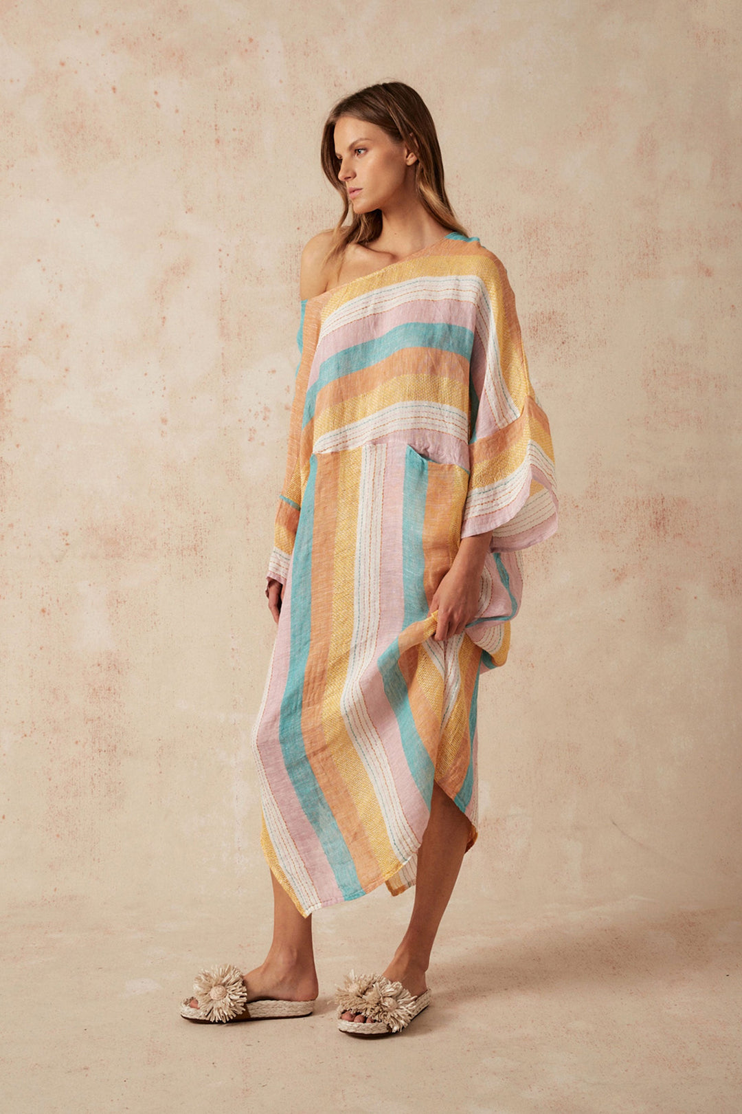 Estilo Emporio Nebbilio Dress - Multi Coloured