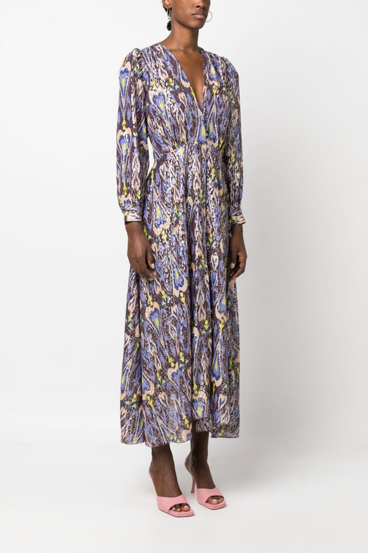 Forte Forte Nightfall Dress - Multi Coloured