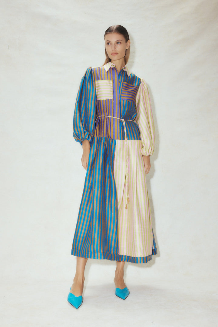 Alemais Diaz Shirtdress - Multi Coloured