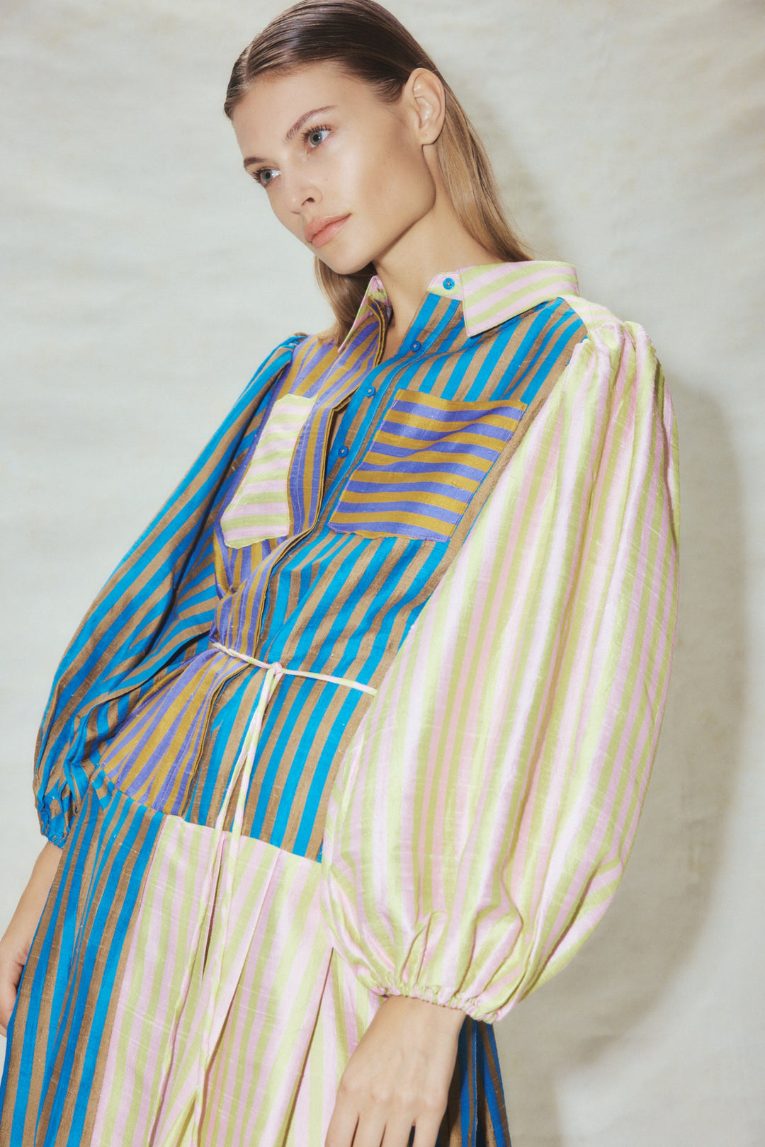 Alemais Diaz Shirtdress - Multi Coloured