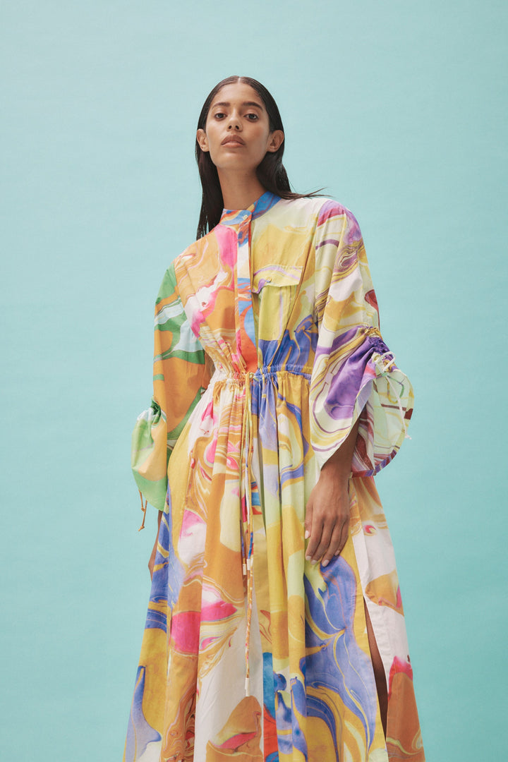 Alemais Luca Shirtdress - Multi Coloured