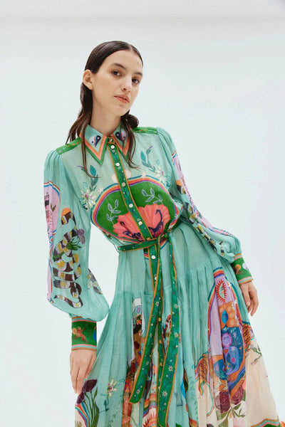 Alemais Evergreen Dress - Print