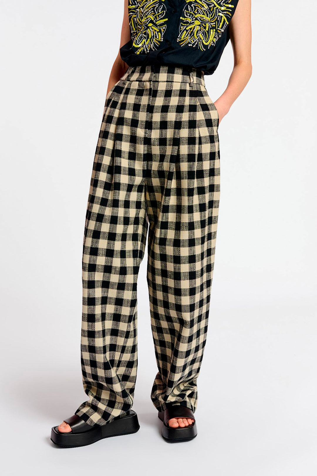 Essentiel Antwerp Douglas Pant - Check