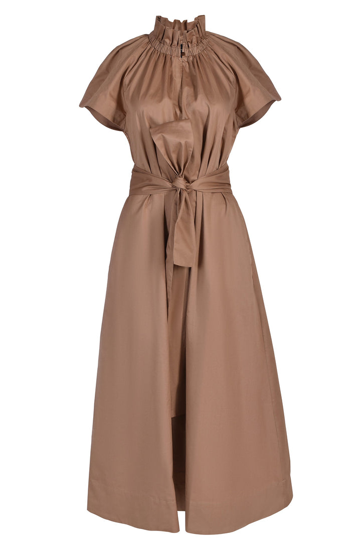 Husk LAUREN DRESS - Camel