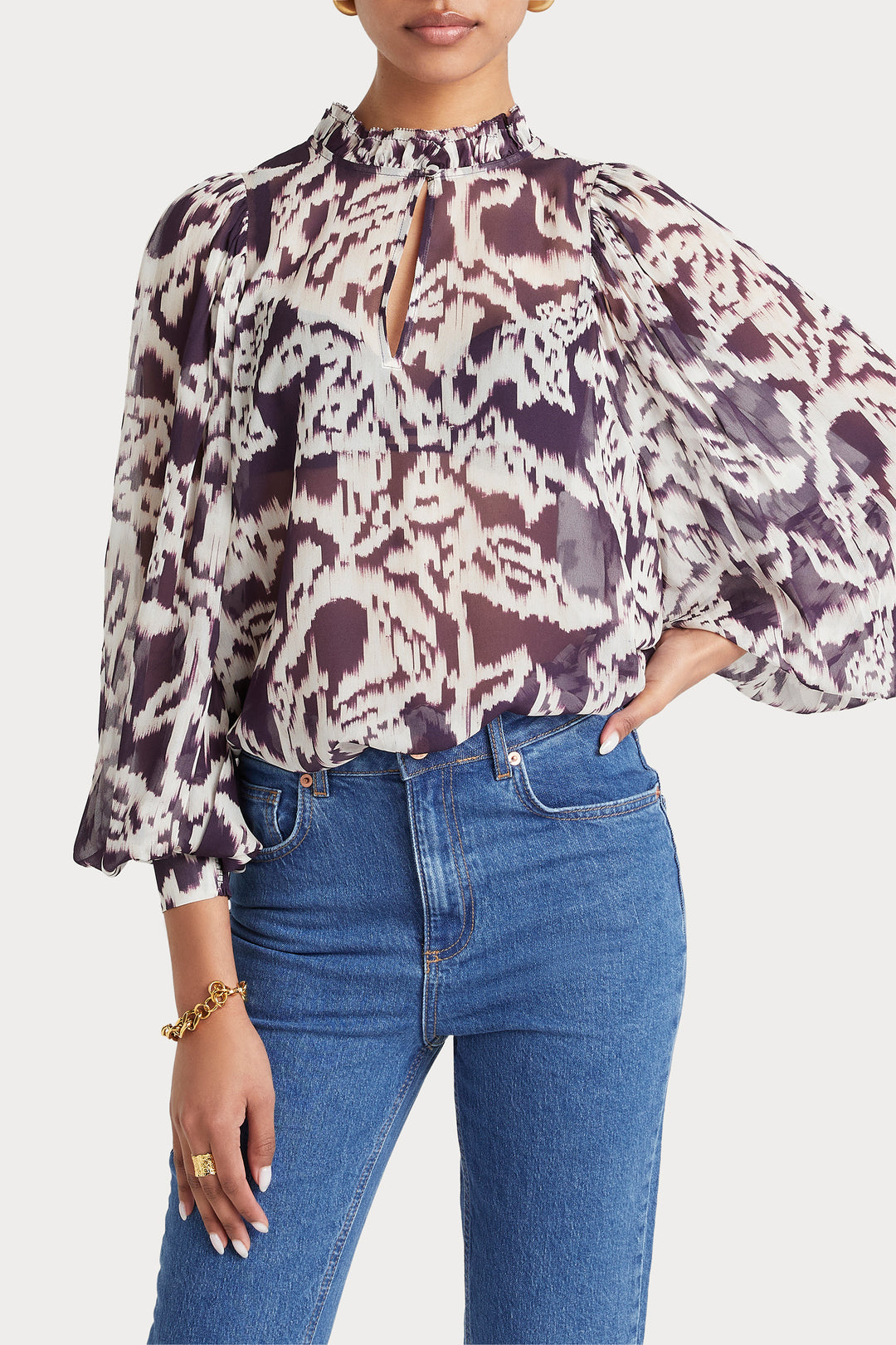 Husk TALULLA TOP - Print