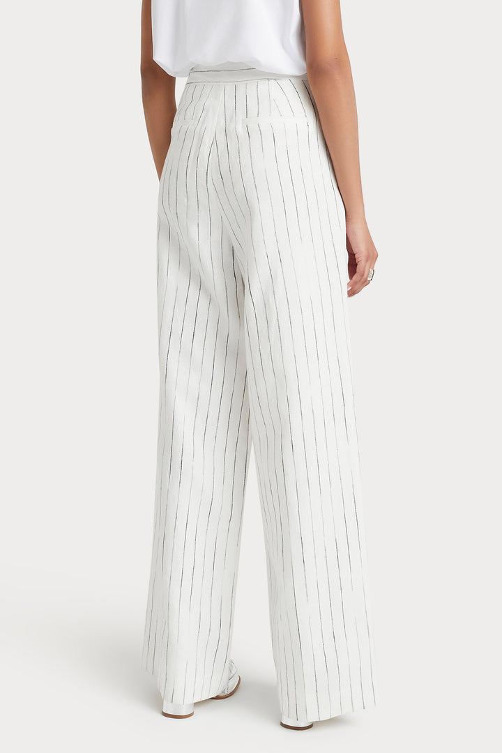 Husk LAUREN PANT - White Black