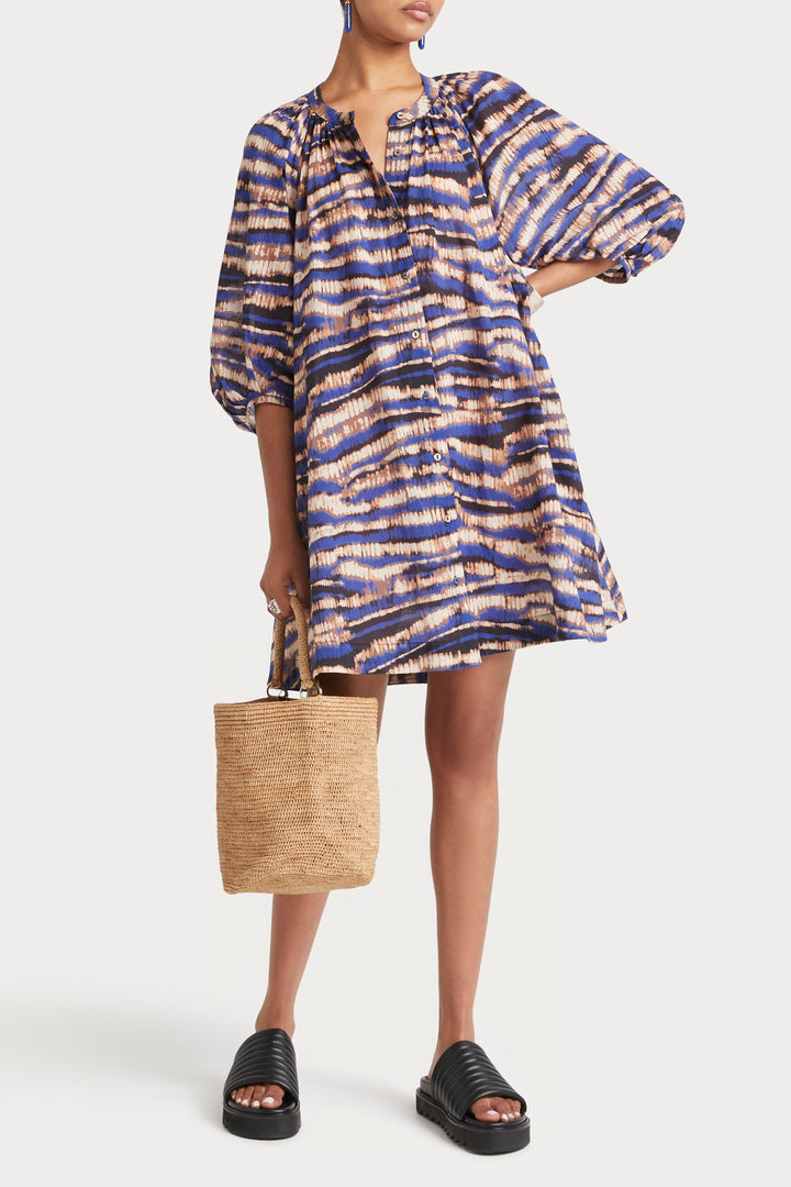 Husk SAFARI DRESS - Tanzanite