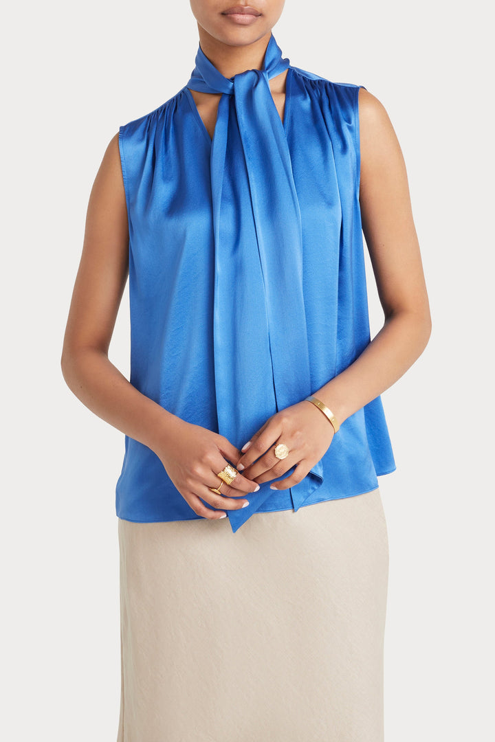 Husk LIZA TOP - Cobalt