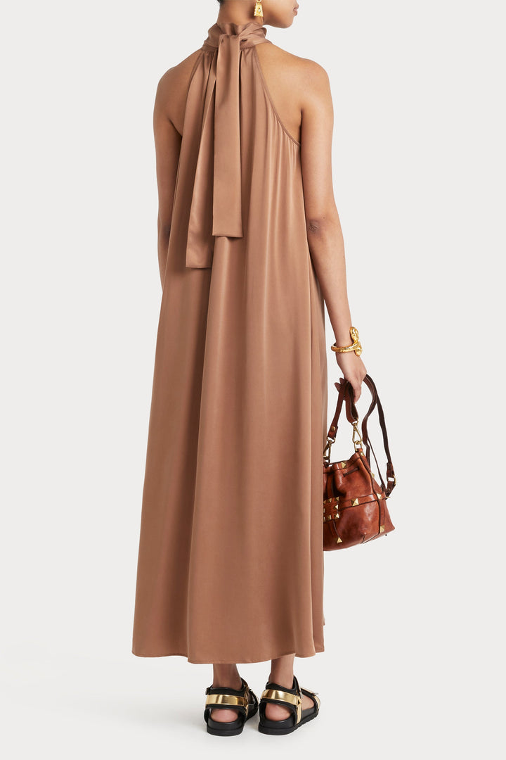 Husk ELOISE DRESS - Mocha