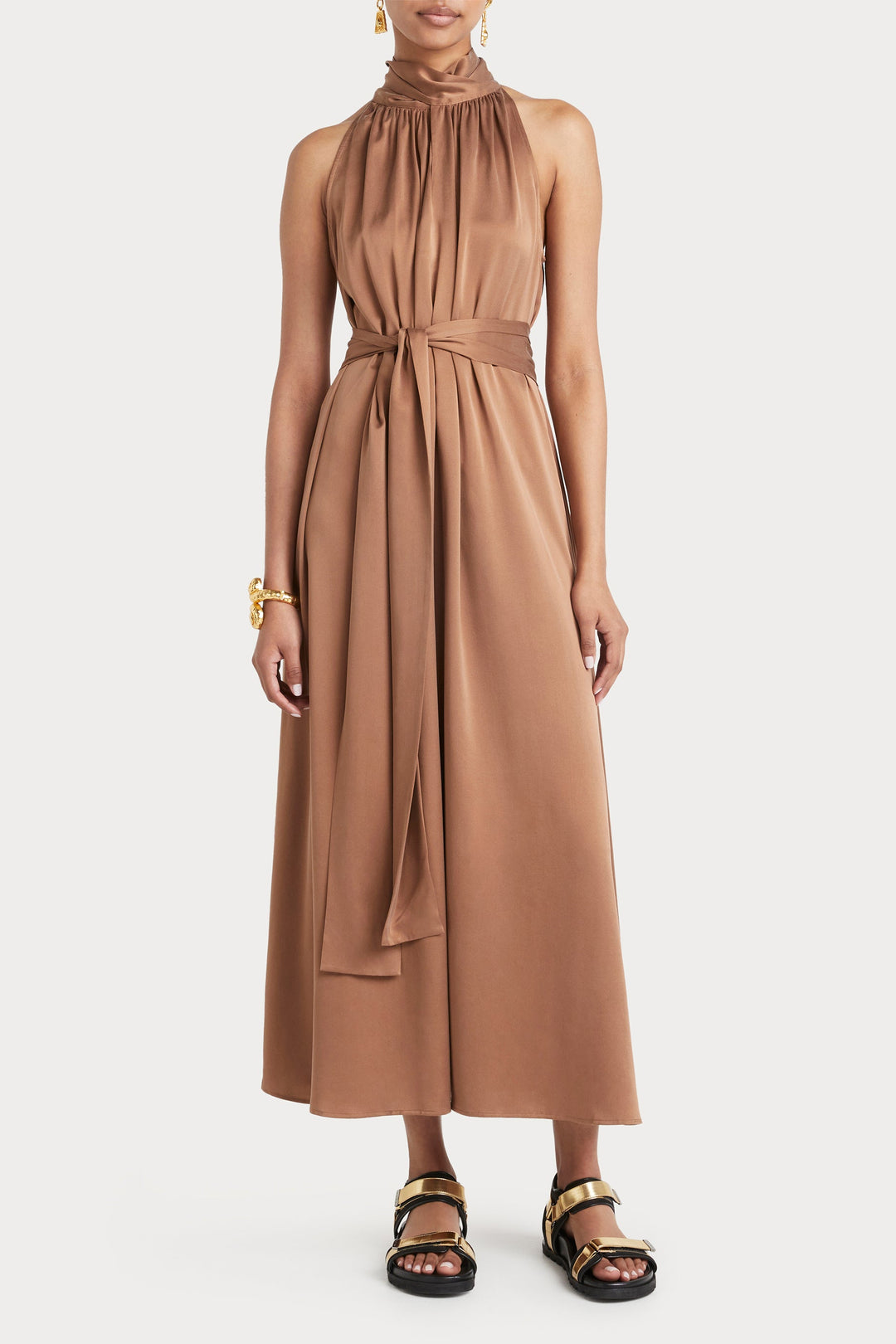 Husk ELOISE DRESS - Mocha