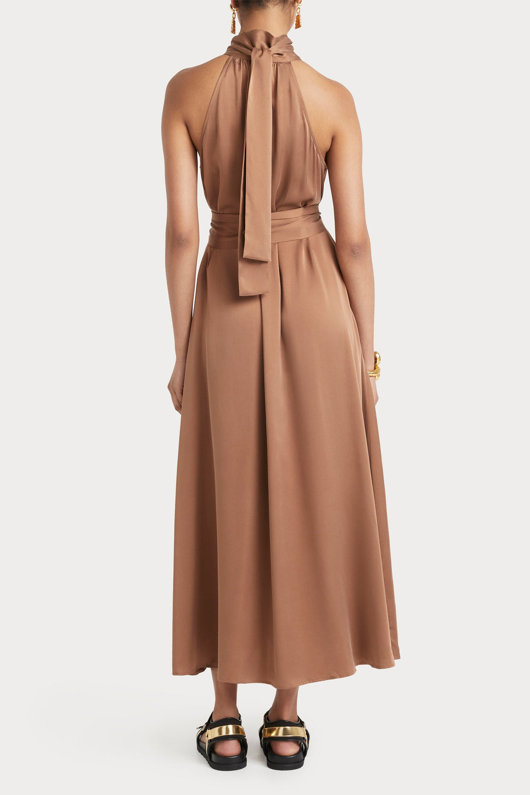 Husk ELOISE DRESS - Mocha