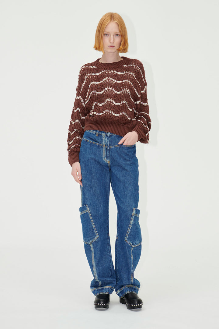 Stine Goya Dirch Knit - Chocolate