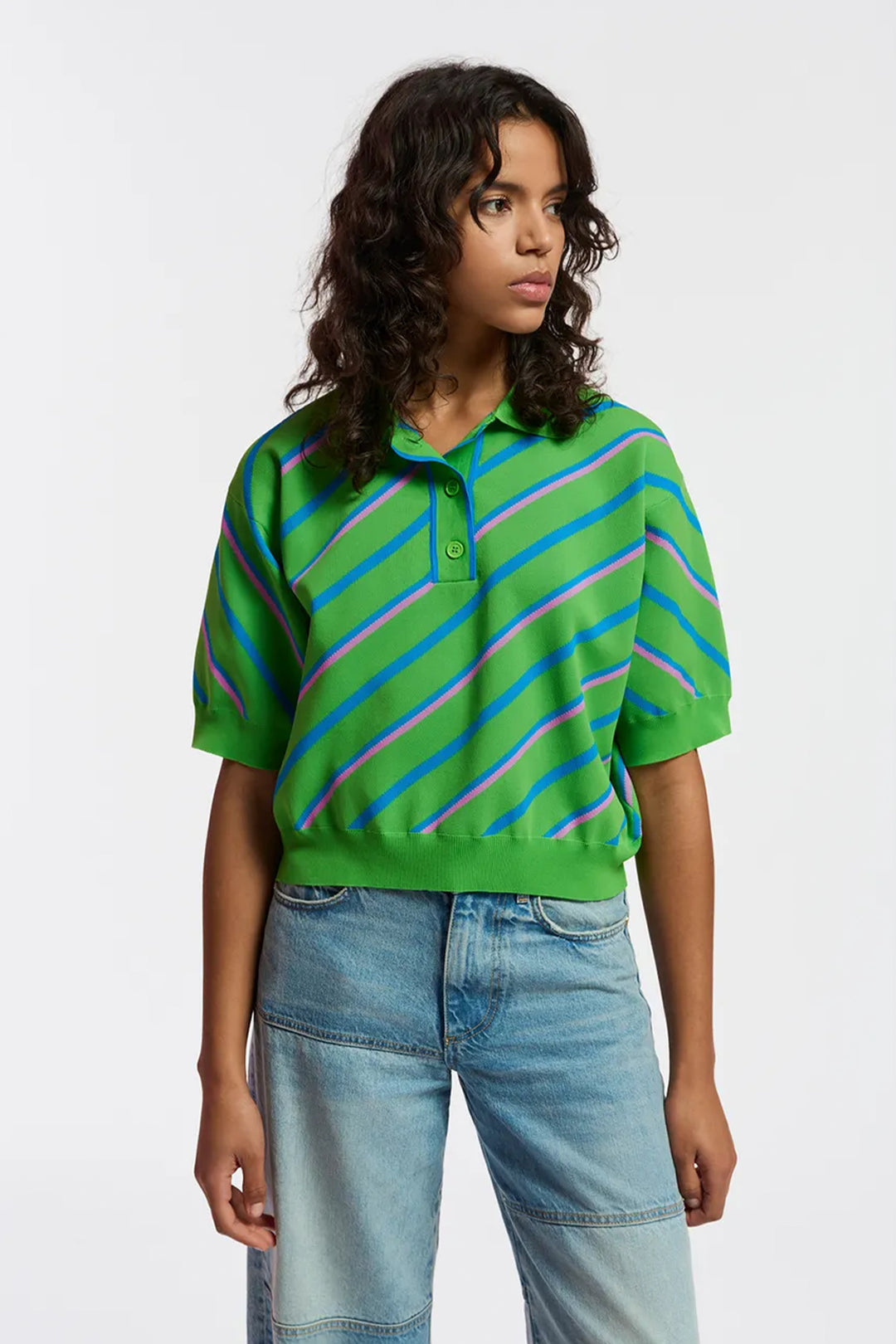 Essentiel Antwerp Farfalla Polo - Green