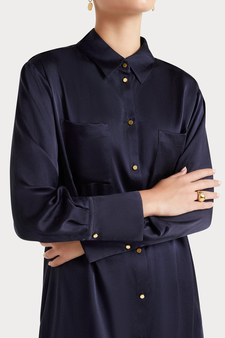 Husk VERA SHIRT - Navy