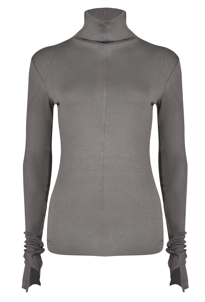 Thom Krom Rollneck Top - Ash