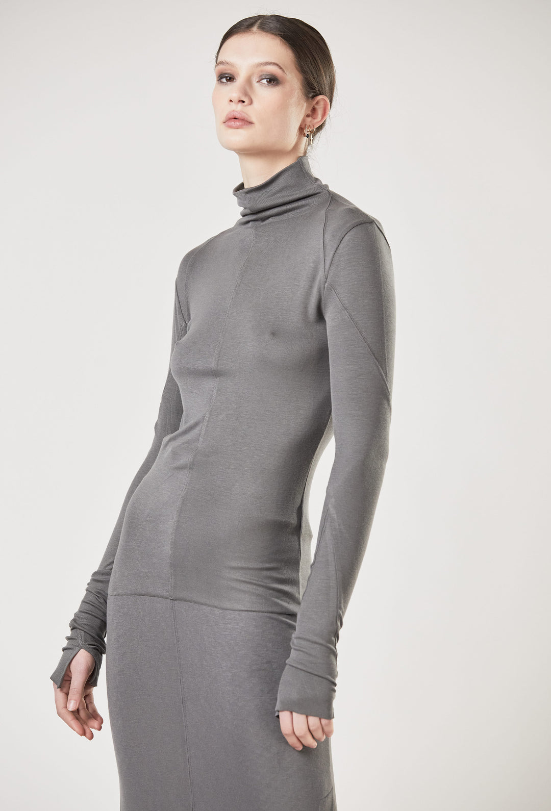 Thom Krom Rollneck Top - Ash