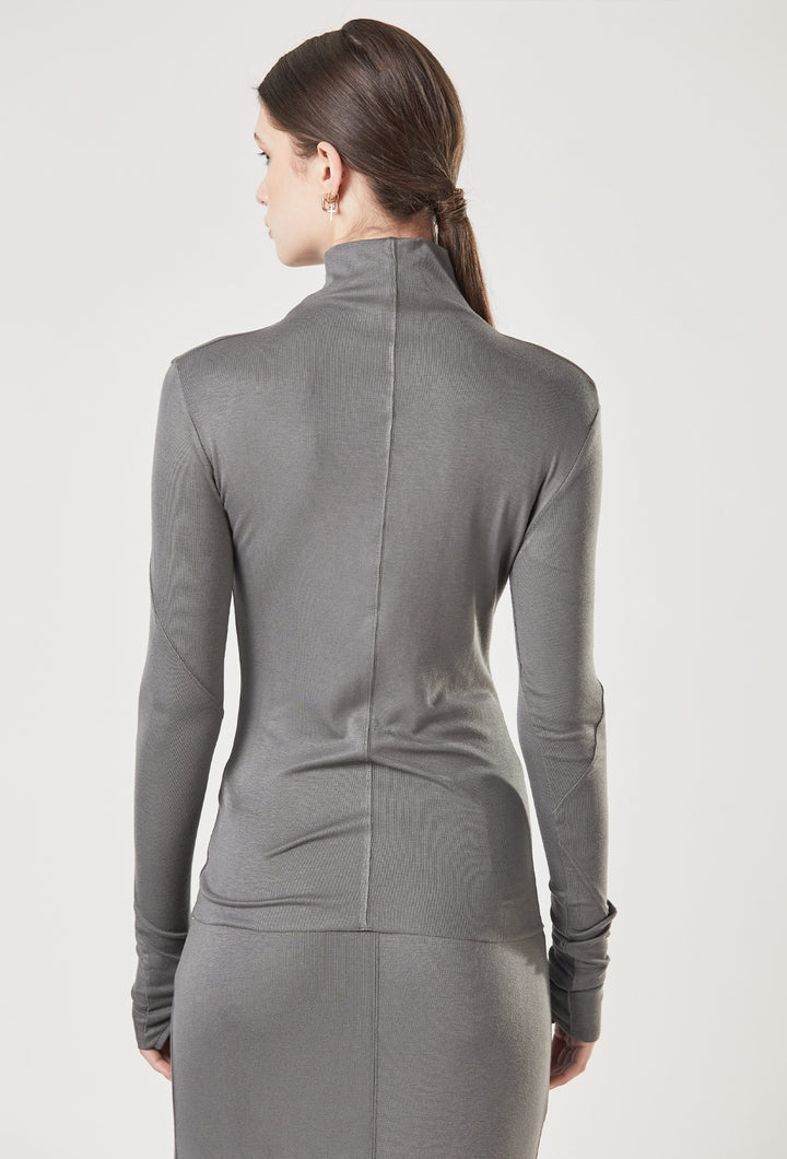 Thom Krom Rollneck Top - Ash