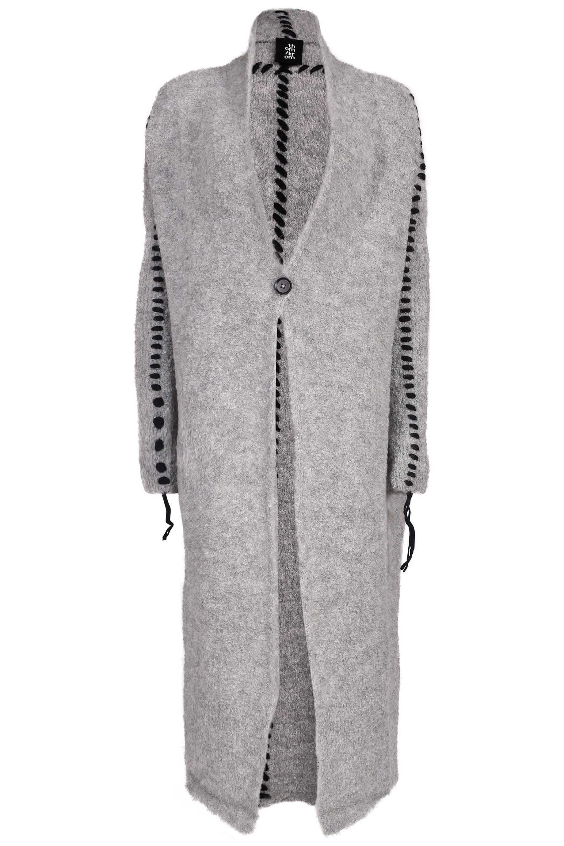 Thom Krom Long Cardigan – Husk
