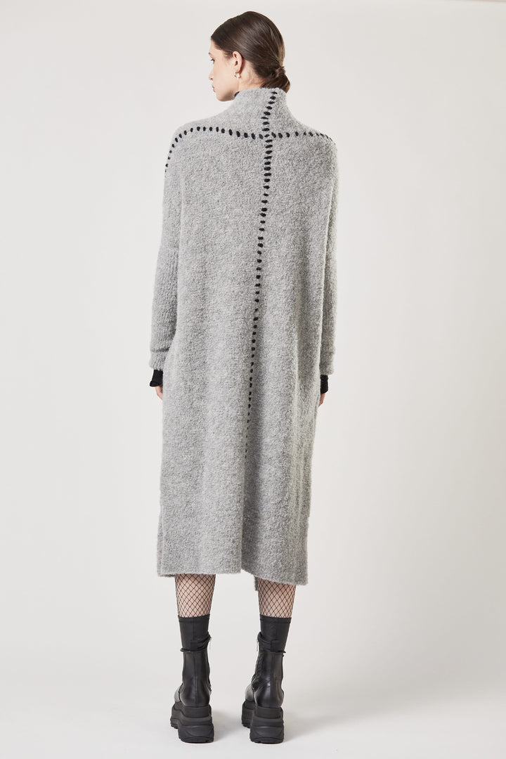 Thom Krom Long Cardigan - Grey