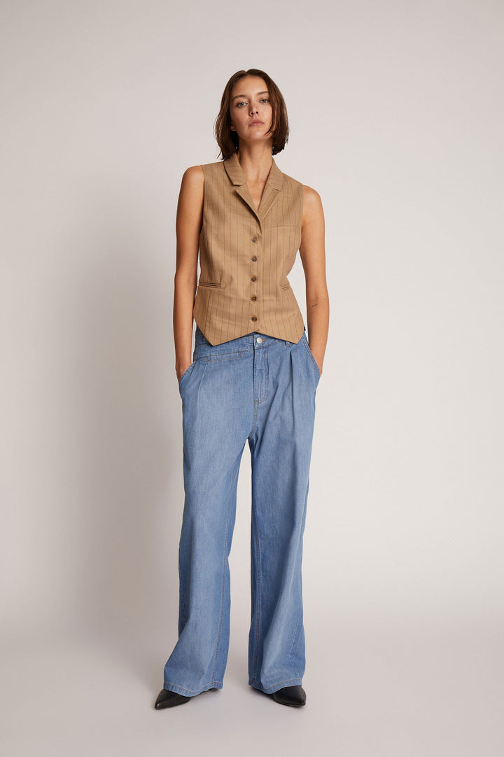 Munthe Thono Waistcoat - Camel