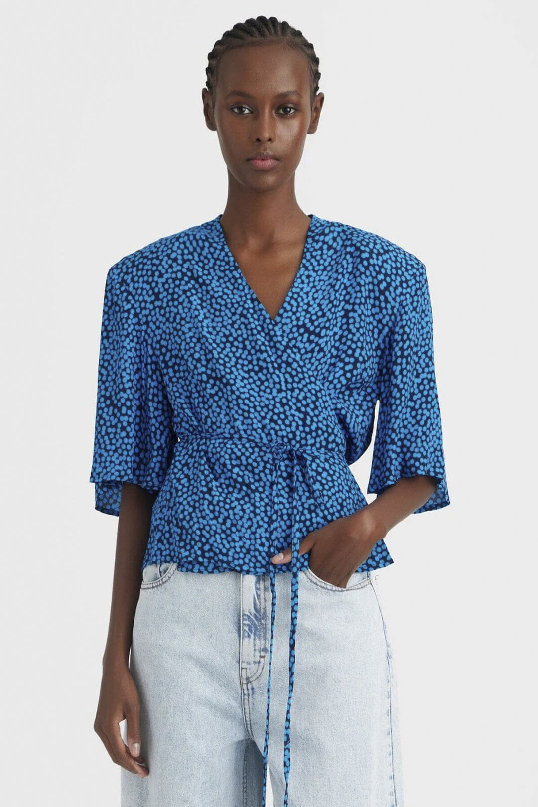 Gestuz EISHA BLOUSE - Blue