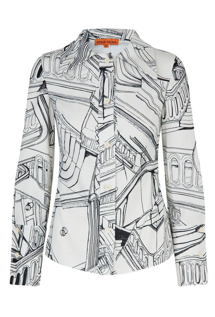 Stine Goya Fitted Shirt - Print