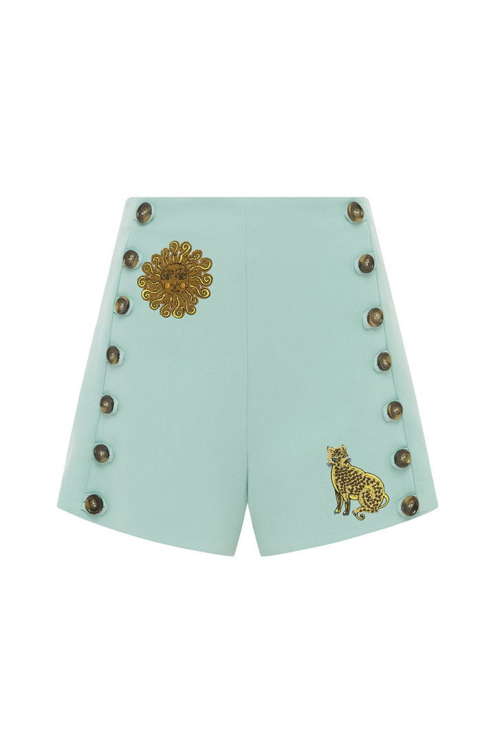 Alemais Tiger Short - Blue