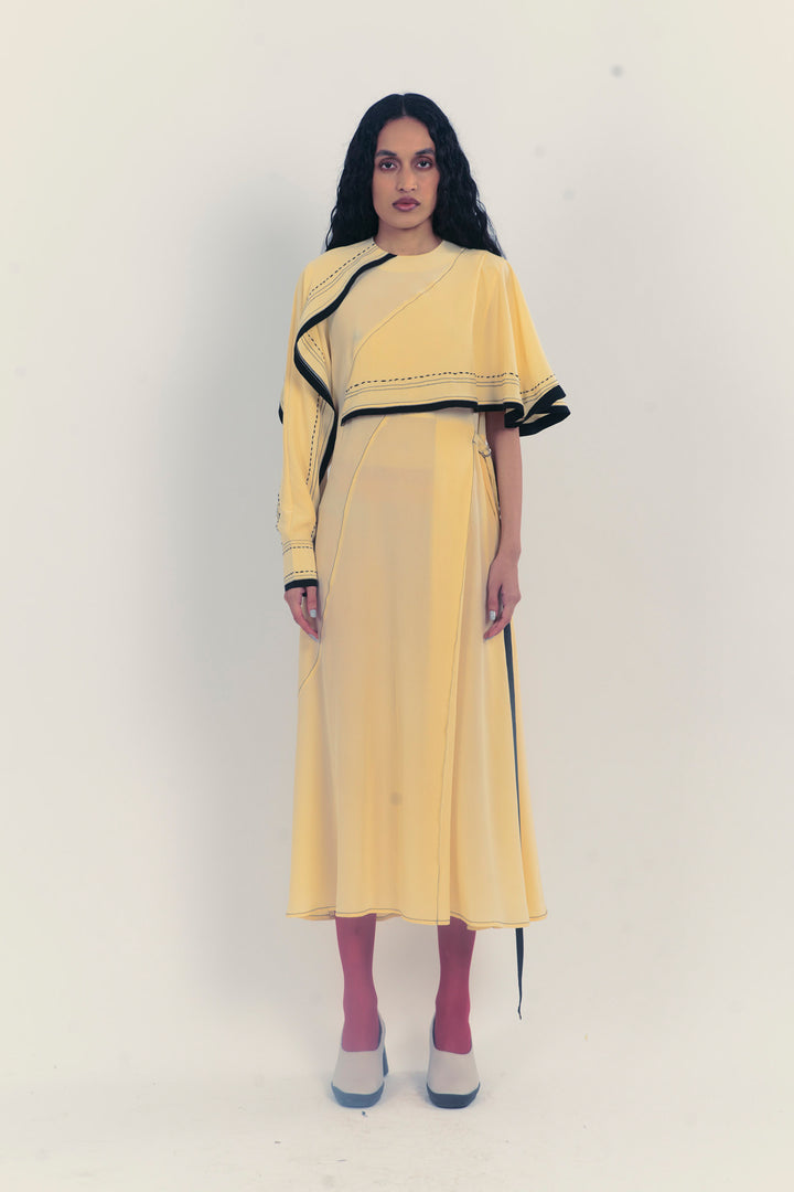 Lovebirds Blossom Dress - Lemon