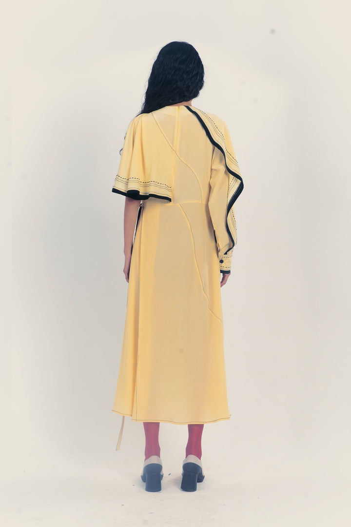 Lovebirds Blossom Dress - Lemon