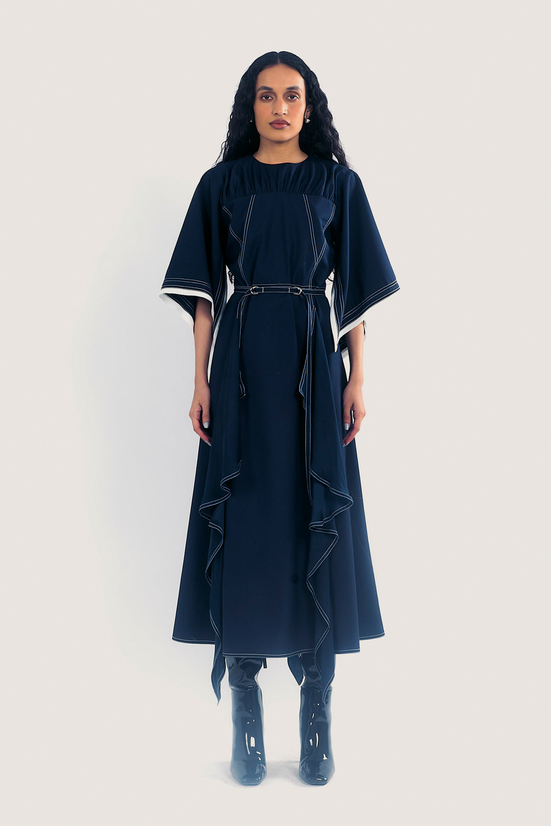 Lovebirds Magnolia Dress - Navy