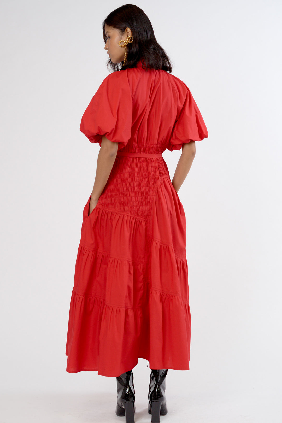 Lovebirds Claudia Dress - Scarlet