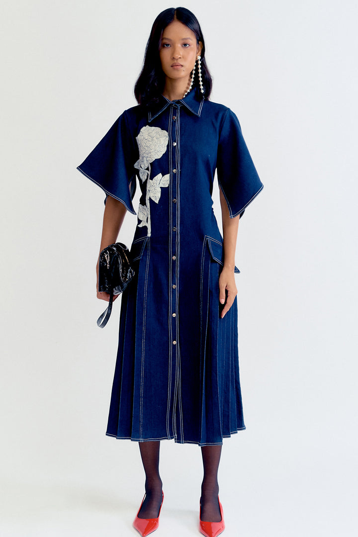 Lovebirds Minster Dress - Indigo