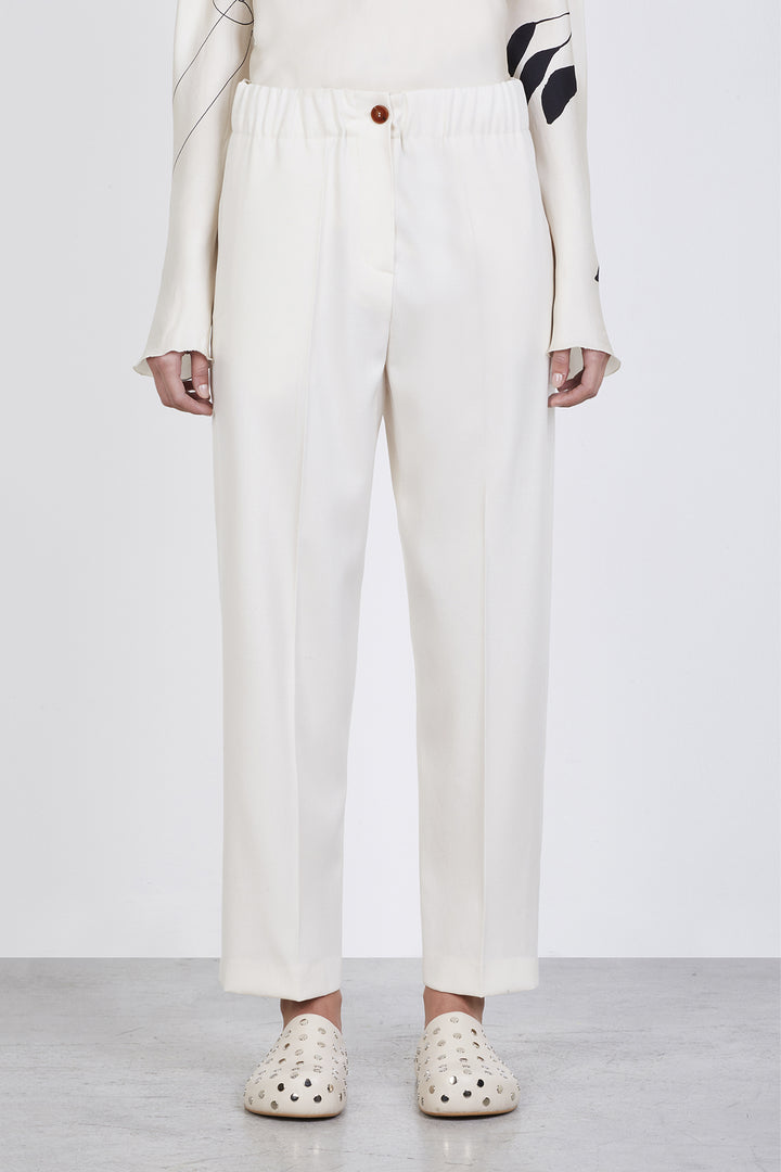 Alysi Meringa Pant - White