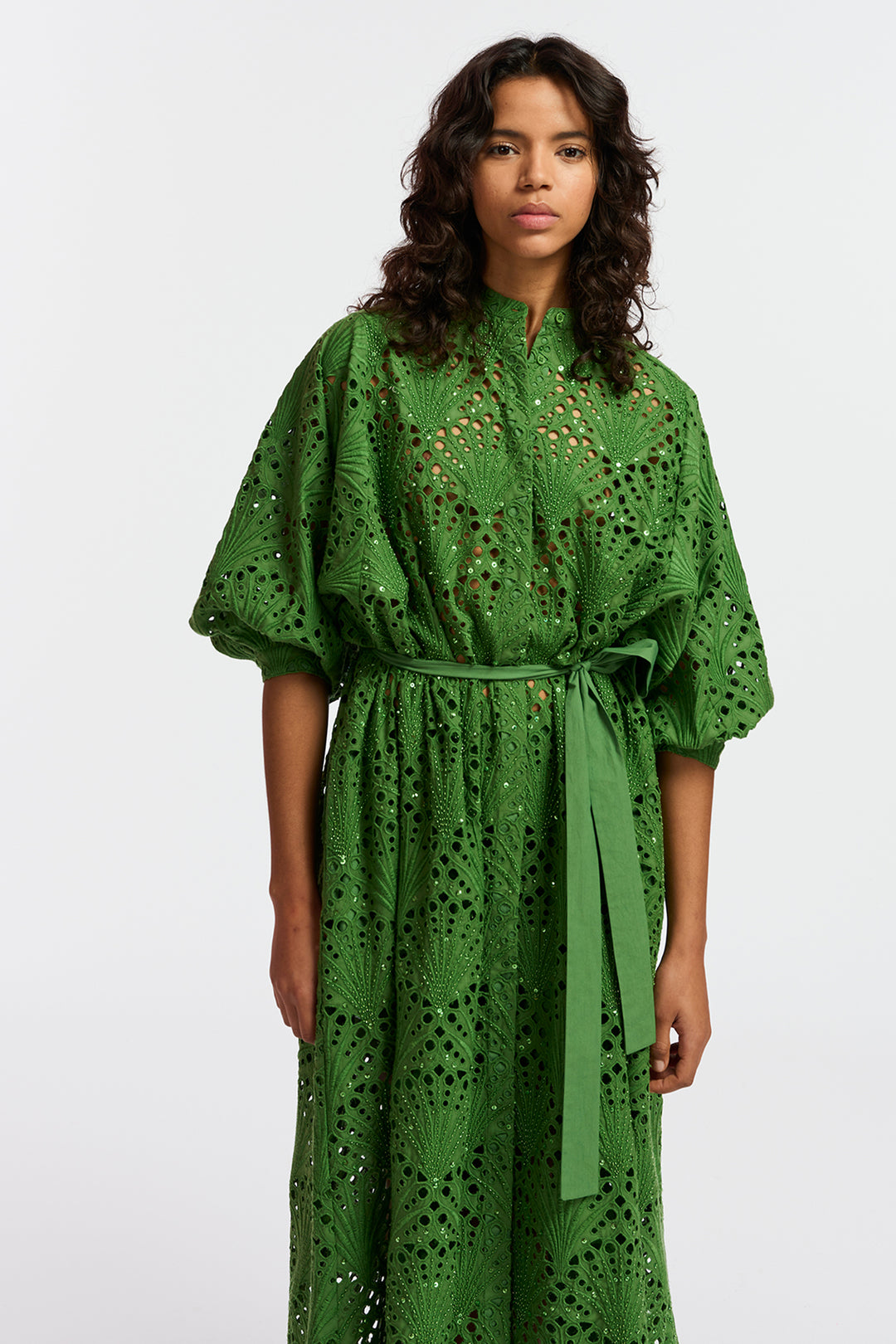 Essentiel Antwerp Fresci Dress - Emerald