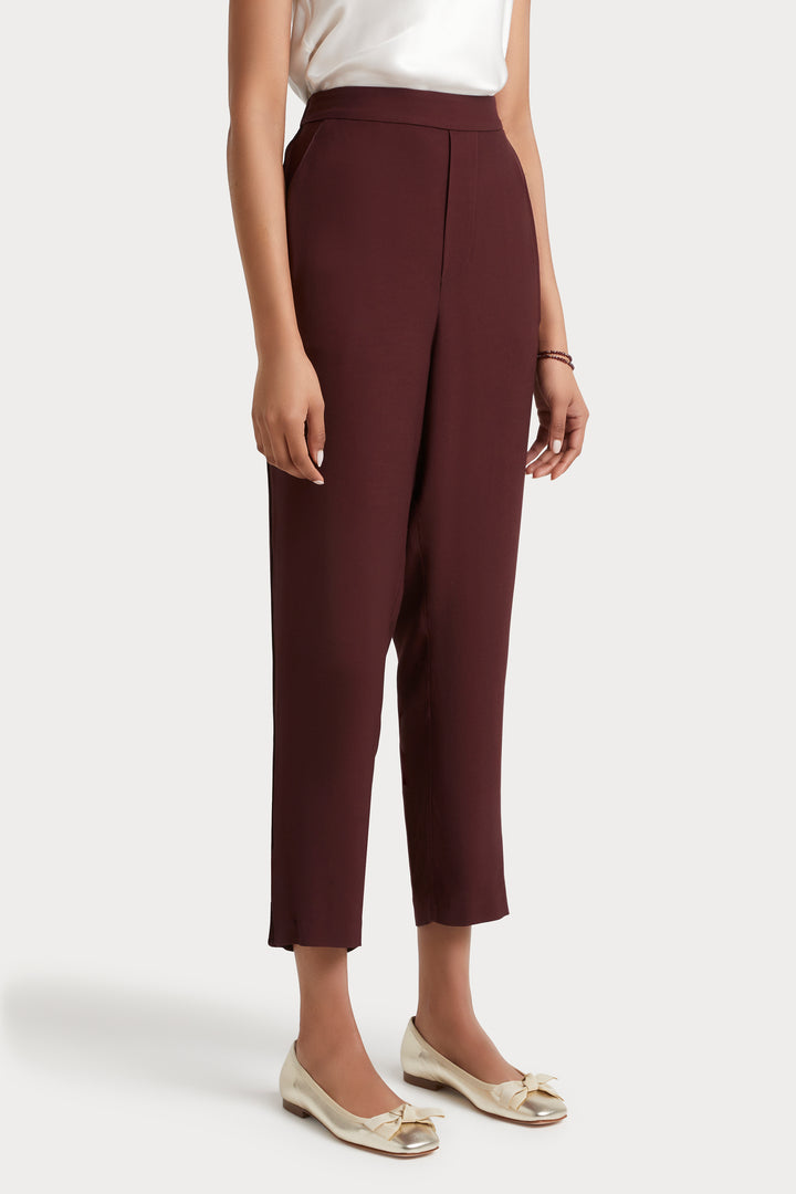 Husk Karolina pant - Burgundy