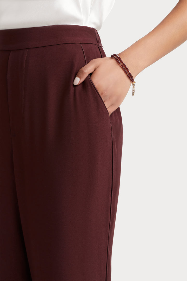 Husk Karolina pant - Burgundy