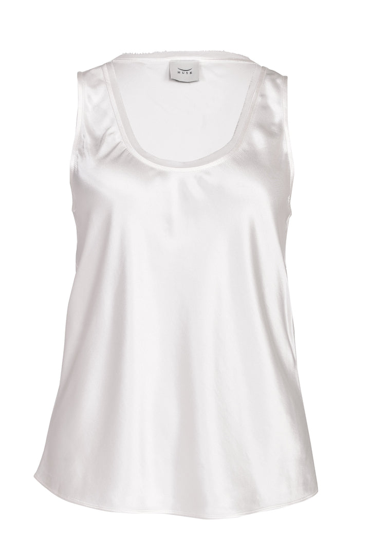 Husk Satin cami - Oyster