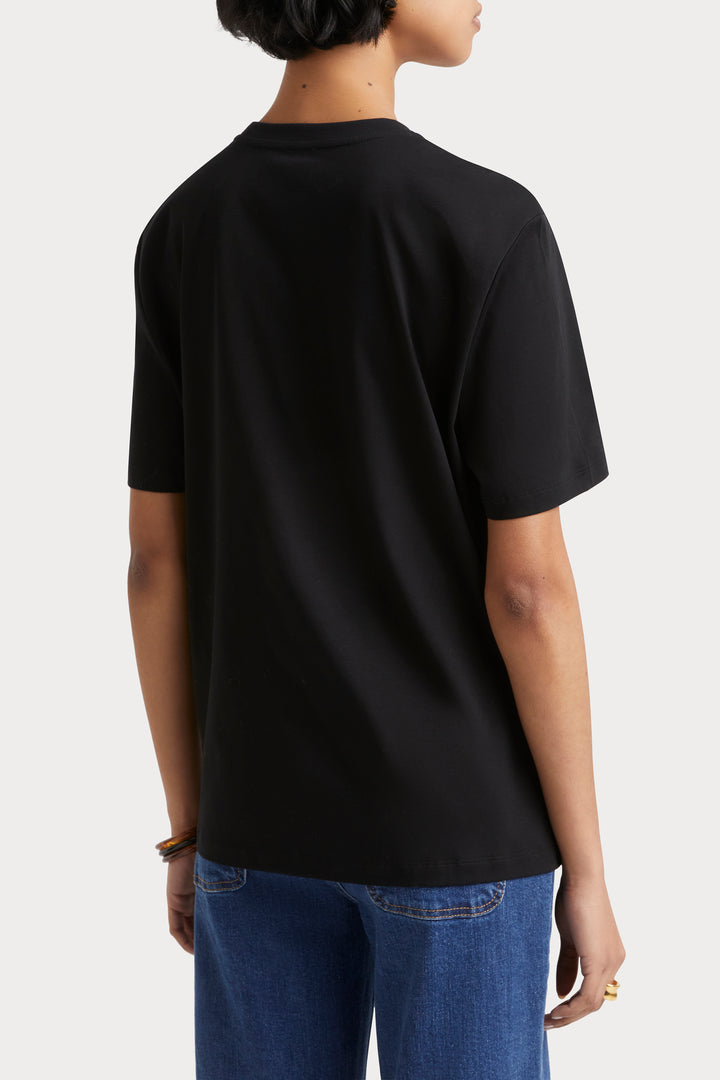 Husk Tailored tee - Black