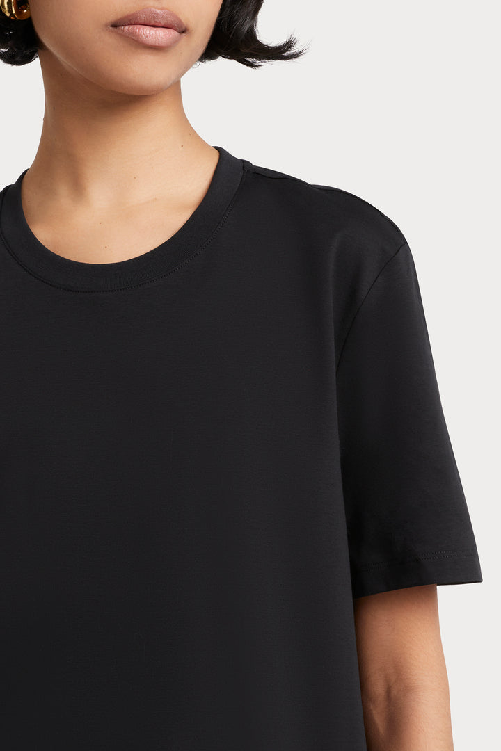 Husk Tailored tee - Black