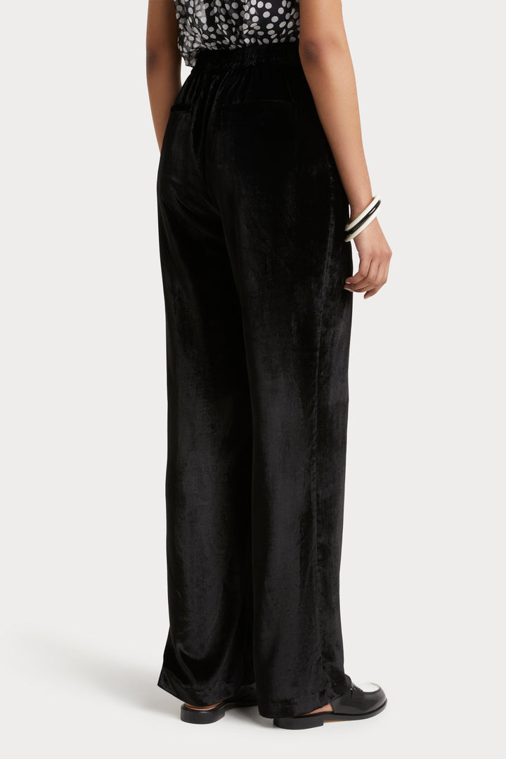 Husk Velvet pant - Black