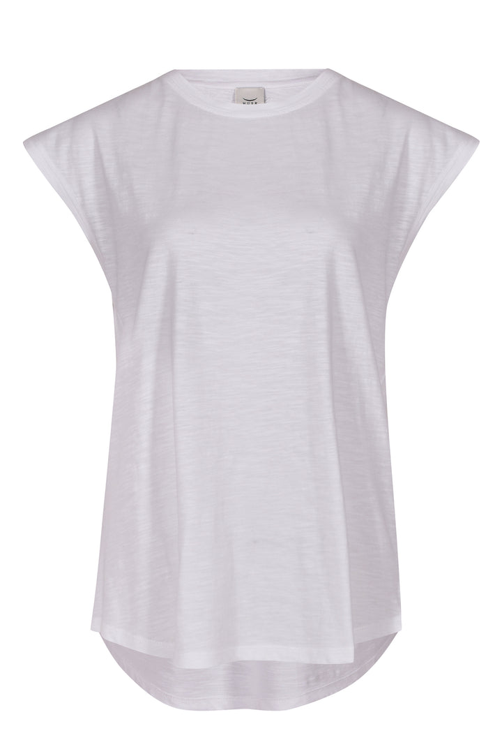 Husk Muscle tee - White