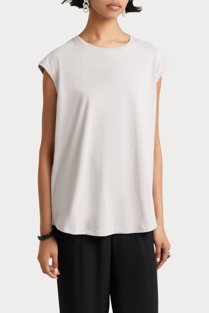 Husk Muscle tee - White