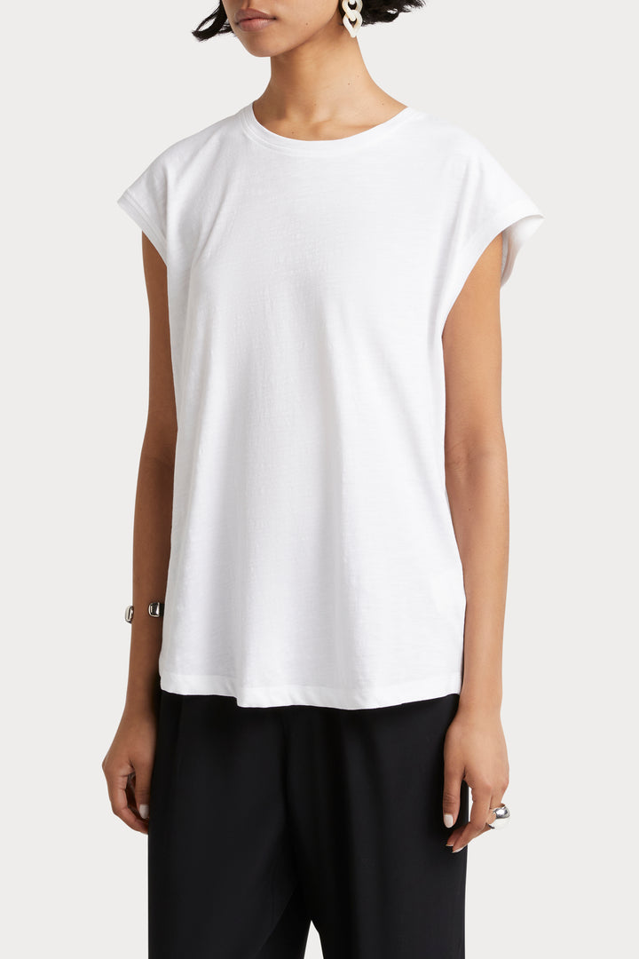 Husk Muscle tee - White