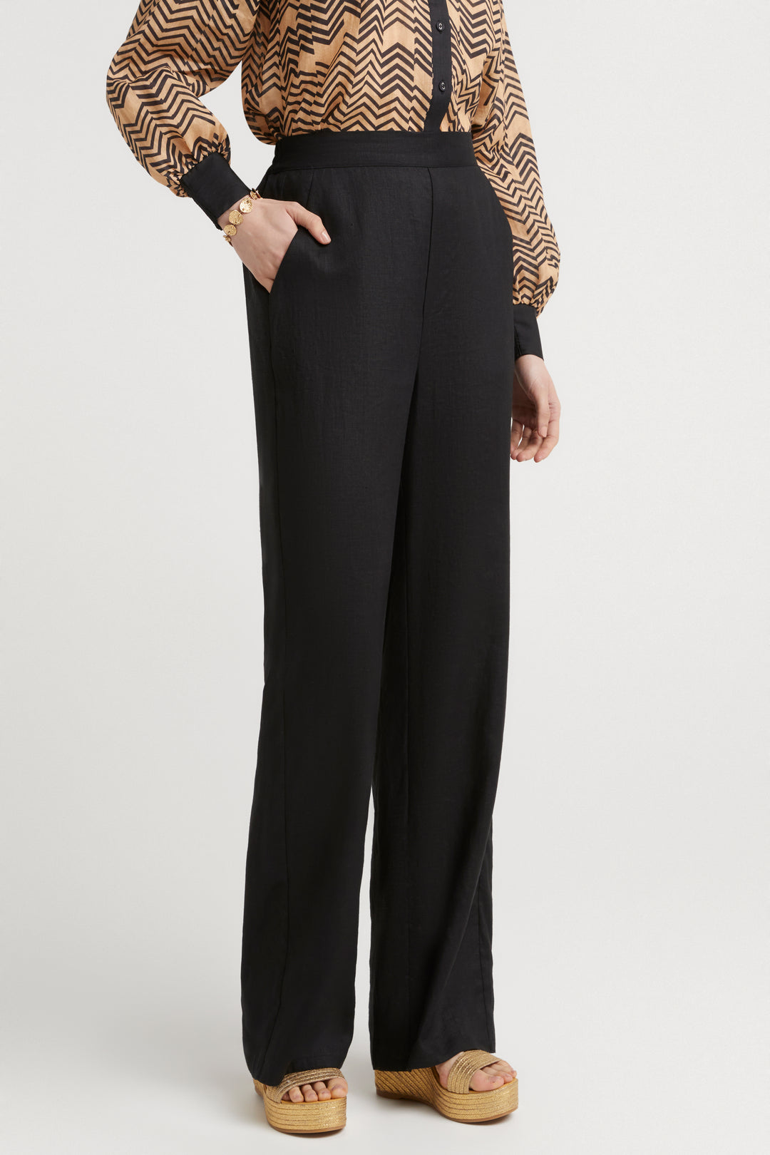 Husk Jade pant - Black