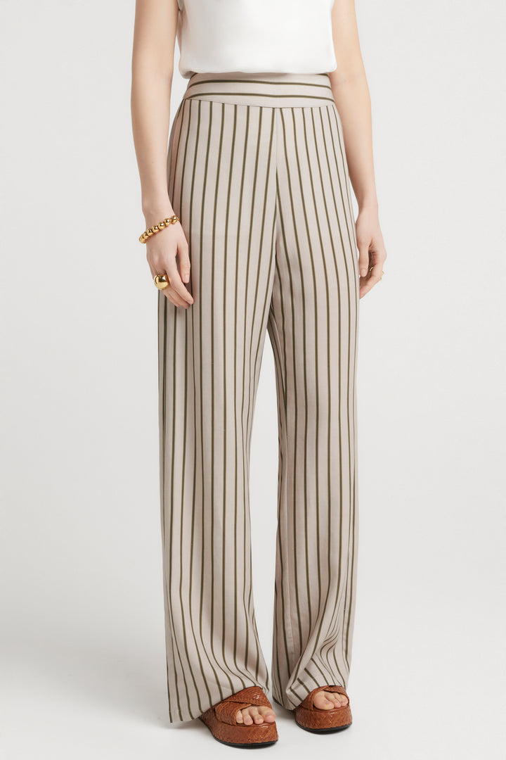 Husk Lea pant - Stripe